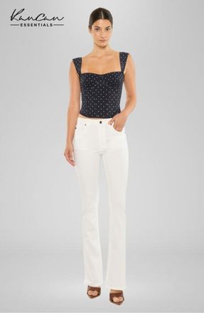 Kancan Vanilla Essentials High Rise Bootcut Jeans in White at Nordstrom, Size 25