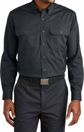 Cornerstone Long Sleeve Select Ripstop Shirt In Echo Steel