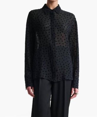 Altuzarra Chika Top In Black