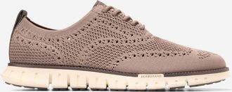 Cole Haan Mens Zer&oslash;grand Remastered Stitchlite Wingtip Oxford Shoes - Brown Size 10.5