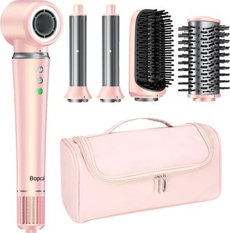 OEM Secador De Pelo, Herramienta De Peinado 5 En 1, Tecnolog&iacute;a De Ionizaci&oacute;n, Caja De Regalo Rosa, Ue