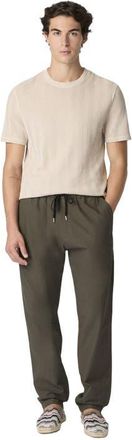 Missoni Cotton Canvas Trousers With Zigzag Insert in Beige& White at Nordstrom, Size X-Large
