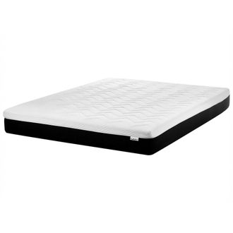 Beliani Beliani - Colch&oacute;n De Espuma Visco Gel Firme Duro Con Funda Extra&iacute;ble De Poli&eacute;ster Con Cremallera 180 X 200 Cm Spongy
