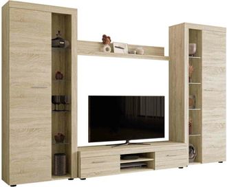 Mirjan24 Mobilier1 - Conjunto de salón Tucson 107, Roble Sonoma