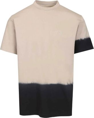 Yohji Yamamoto Brown Black Cotton T-Shirt