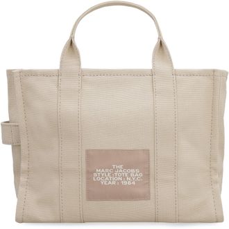 Marc Jacobs Womens Tote Bag Medium Canvas Beige Cotton