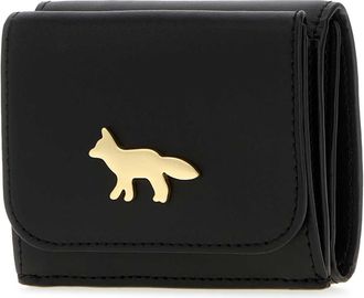 Maison Kitsun&eacute; Edie Wallet - Black
