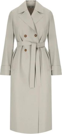 Max Mara Cedro Light Trenchcoat - Dames - Trenchcoats - Beige - S - Polyester - Jassen
