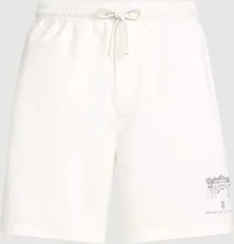 Brunello Cucinelli Swim shorts in Panama at Nordstrom, Size Xxx-Large