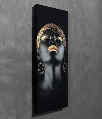 OEM Elegante Cuadro Decorativo En Lienzo, 30 X 80 Cm, 100 % Lienzo Y Marco De Madera. Ideal Para Decoraci&oacute;n De Interiores, Est&eacute;tica Moderna