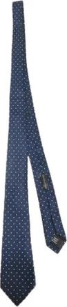 Ralph Lauren Pre-owned Polka Dot Tie - Heren - Vintage Accessoires - Blauw - ONE Size - Vintage