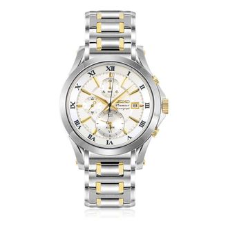 Seiko Mens SEIKO Three Eyes Business Casual Quartz Watch SNAD28J1
