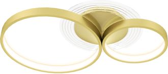 OEM L&aacute;mpara De Techo Led 40w 3000 K/4000 K/6500 K Para Dormitorio Sal&oacute;n Cocina Comedor Dorado