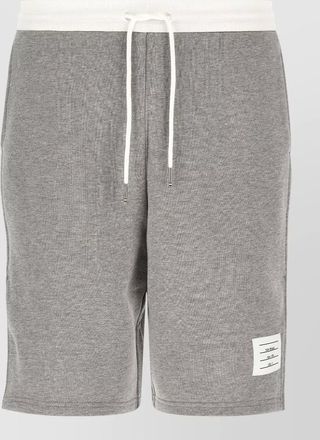 Thom Browne signature four bar bermuda shorts side panels