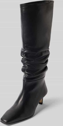 Alohas Stiefel mit Raffungen Modell Kalila in Black, Gr&ouml;&szlig;e 37
