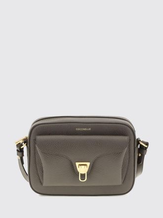 Coccinelle Beat Grained Leather Mini Camera Bag with Shoulder Strap