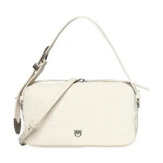 Pinko Cross Body Bags, female, White, Size: ONE SIZE Bauletto