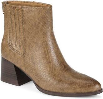 BareTraps Biana Block Heel Bootie in Saddle at Nordstrom, Size 8.5