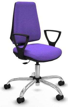 Piqueras y Crespo Piqueras Y Crespo - Elche Cp Bali Lila Brazos Fijos Base Cromada Ruedas Nailon 65mm