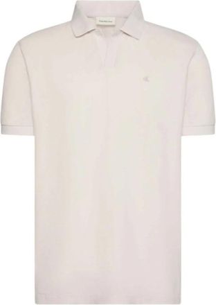 Calvin Klein Polo Shirts - Heren - Polos - Wit - M - Tops