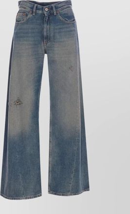 Maison Margiela high waist wide leg denim jeans