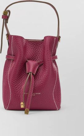 Gianni Chiarini bucket bag adjustable strap contrast stitching