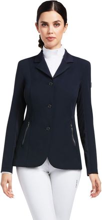 Ariat Womens Galatea Bellatrix Show Jacket Long Sleeve in Show Navy, Size 7.5, by Ariat