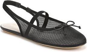 Franco Sarto Chara Slingback Flat in Black at Nordstrom Rack, Size 7.5