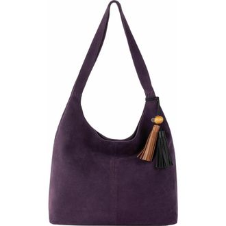 The Sak Huntley Hobo Bag in Aubergine Suede at Nordstrom