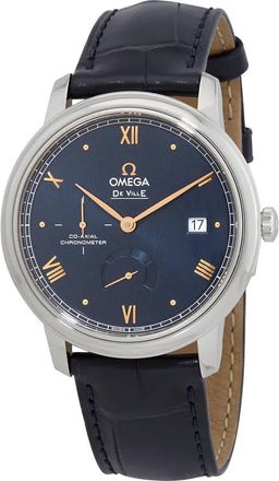 Omega De Ville Automatic Chronometer Blue Dial Mens Watch 424.13.40.21.03.003