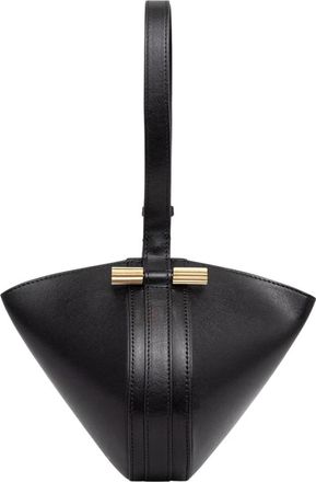 Victoria Beckham Portofino Hobo - Dames - Handtassen - Zwart - ONE Size - Leer - Tassen