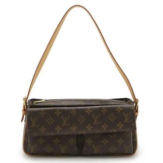 Louis Vuitton Pre-owned Shoulder Bags, female, Brown, Size: ONE SIZE Pre-owned Vintage Canvas Shoulder Bag