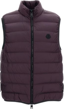 Moncler Deneb Down Gilet - Heren - Bodywarmers - Paars - XL - Jassen