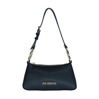 Love Moschino Dames, Tassen, Zwart, Maat: ONE Size Leer