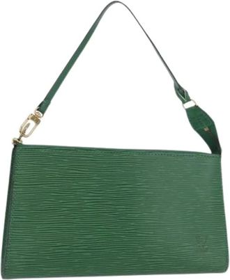 Louis Vuitton Pre-owned Shoulder Bags, female, Green, Size: ONE SIZE Pre-owned Accessory Pouch