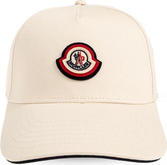 Moncler Baseball Cap - Heren - Petten - Beige - ONE Size - Katoen - Accessoires