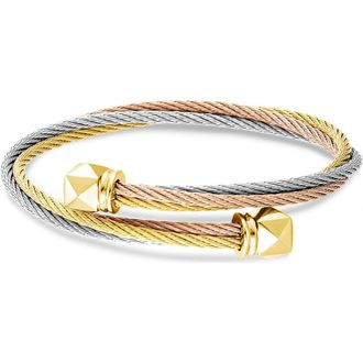 Charriol Celtic Triquetra Bangle in Tricolor at Nordstrom, Size 6.5