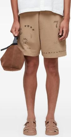 Osklen Elementos twill shorts - Neutrals