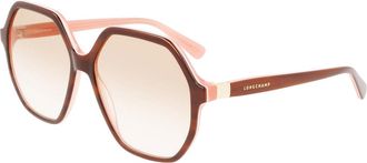 Longchamp Womens 58 mm Brown Sunglasses LO707S-208