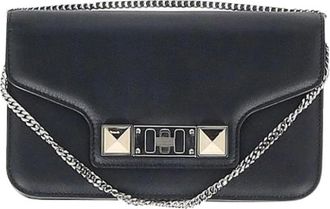Proenza Schouler Pre-owned Clutches, female, Black, Size: ONE SIZE Pre-owned Ps11 Wallet on a Chain
