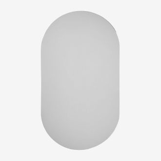Sklum Espejo De Pared Ovalado 50x90 Cm Para Ba&ntilde;o Con Almacenaje Oricsa Sklum