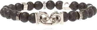 Ferragamo Beads Armband - Heren - Armbanden - Zwart - ONE Size - Accessoires