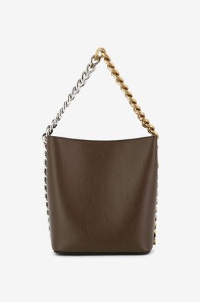 Stella McCartney Genarbte Mirum-Buckettasche Frayme Small