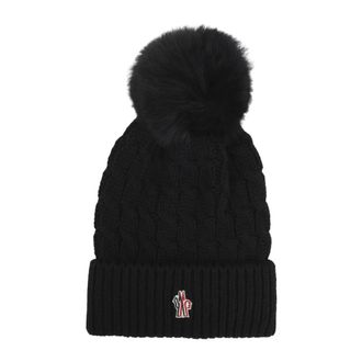 Moncler Grenoble Muts - Dames - Hoeden - Zwart - ONE Size - Wol - Accessoires