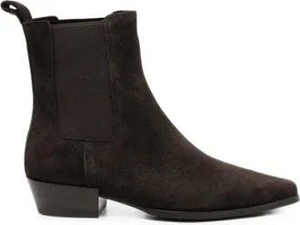 Strategia Boots Leather Brown Velour Box