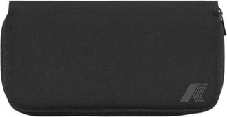 K-Way Lorraine Portemonnee - Dames - Portefeuilles - Zwart - ONE Size - Nylon - Accessoires
