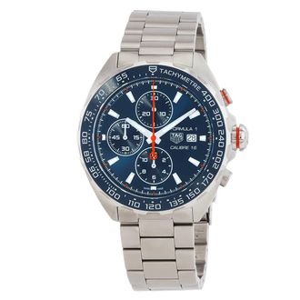 Tag Heuer Formula 1 Chronograph Automatic Blue Dial Mens Watch CAZ201G.BA0876