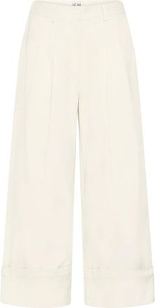 Ichi Ihgazto PA - Dames - Wijde Broeken - Beige - M - Broeken