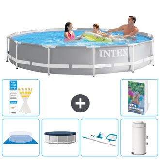 Intex Piscina Prism Frame Redonda - 366x76 Cm - 7-piezas S119