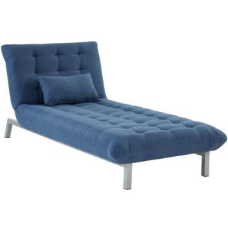Vente-Unique Vente-unique - Chaise longue per divano modulare in tessuto Blu - hornet
